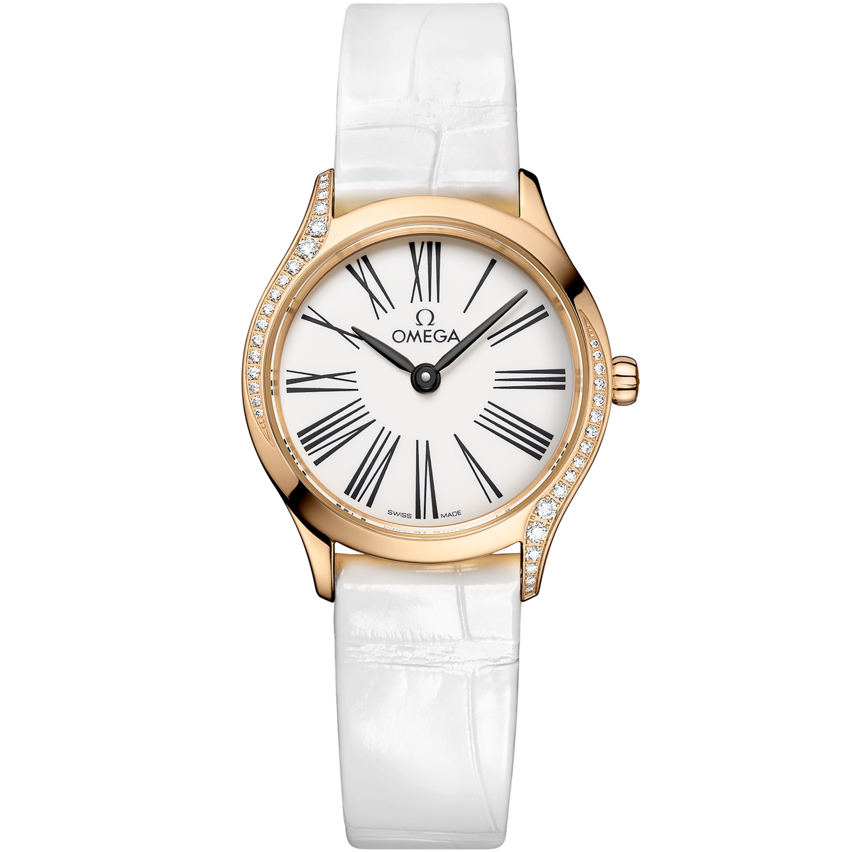 De Ville Mini Trésor 26 mm, Moonshine™ gold on alligator - 42858266004001 - View 1