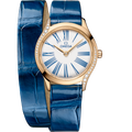 De Ville Mini Trésor 26 mm, Moonshine™ gold on alligator - 42858266004002 - View 1