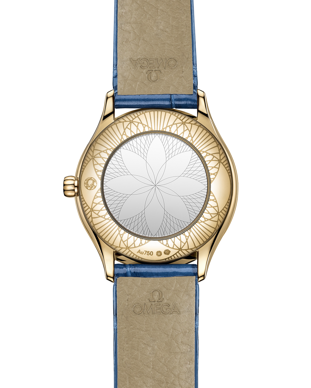 De Ville Mini Trésor 26 mm, Moonshine™ gold on alligator - 42858266004002 - View 2
