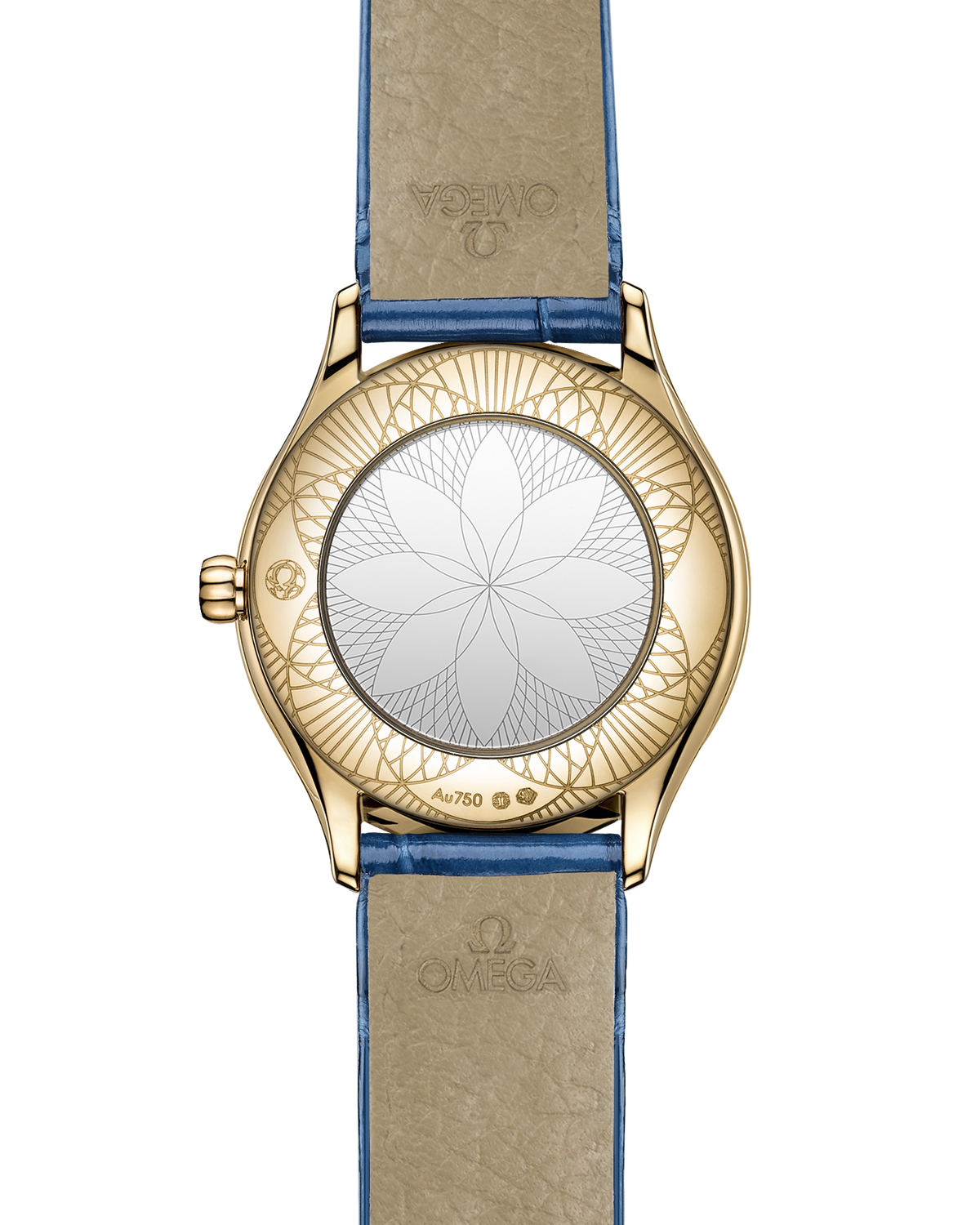De Ville Mini Trésor 26 mm, Moonshine™ gold on alligator - 42858266004002 - View 2
