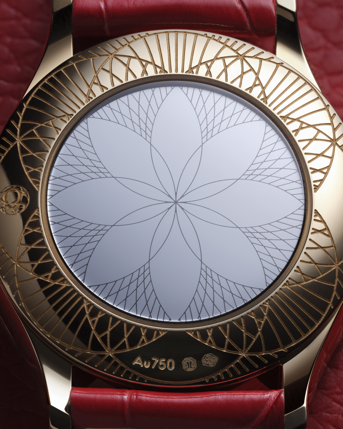 De Ville Mini Trésor 26 mm, Moonshine™ gold on alligator - 42858266004003 - View 6