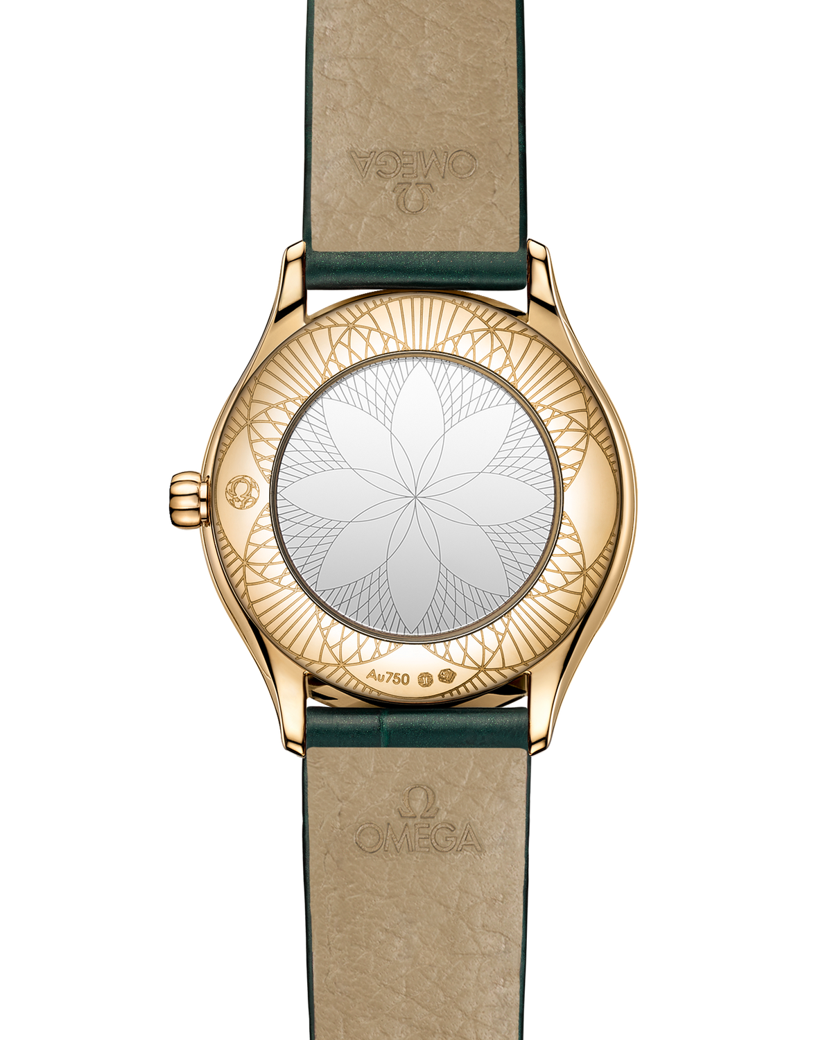 De Ville Mini Trésor 26 mm, Moonshine™ gold on alligator - 42858266099002 - View 2