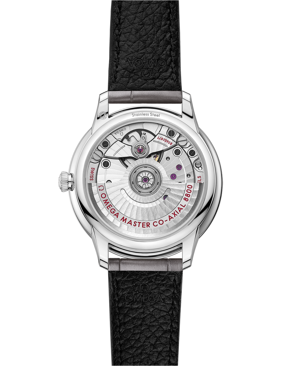 De Ville Prestige 34 mm, steel on leather strap - 43413342052001 - View 2