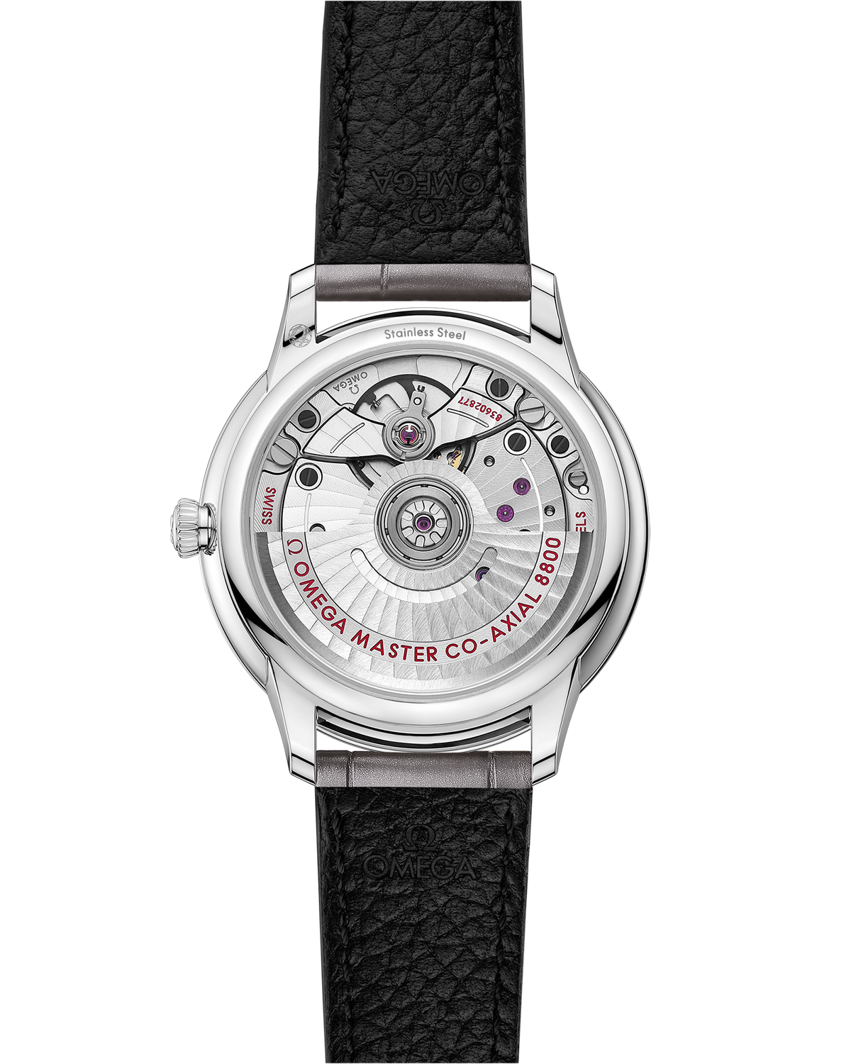 De Ville Prestige 34 mm, steel on leather strap - 43413342052001 - View 2