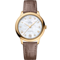 De Ville Prestige 34 mm, yellow gold on leather strap - 43453342055002 - View 1