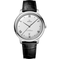 De Ville Prestige 40 mm, steel on leather strap - 43413402002001 - View 1
