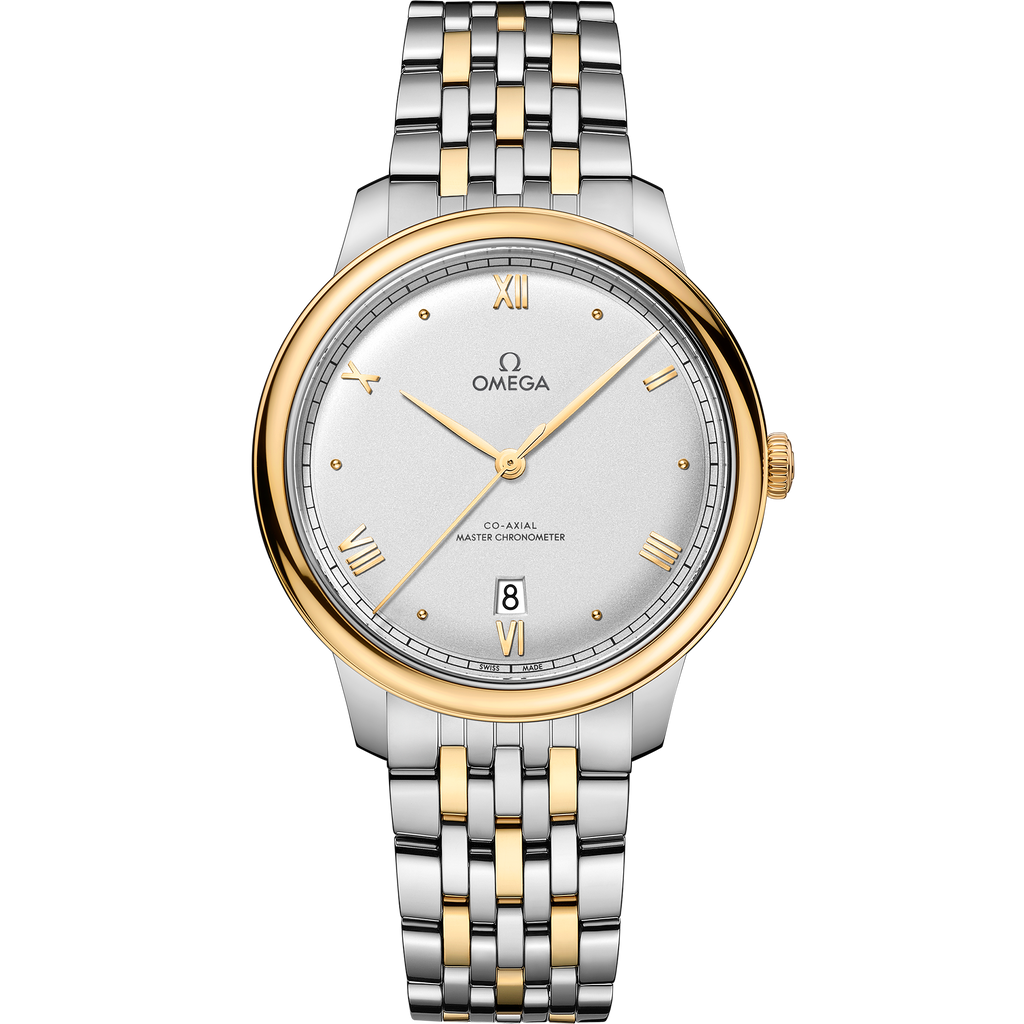 De Ville Prestige 40 mm, steel - yellow gold on steel - yellow gold - 43420402002002 - View 1