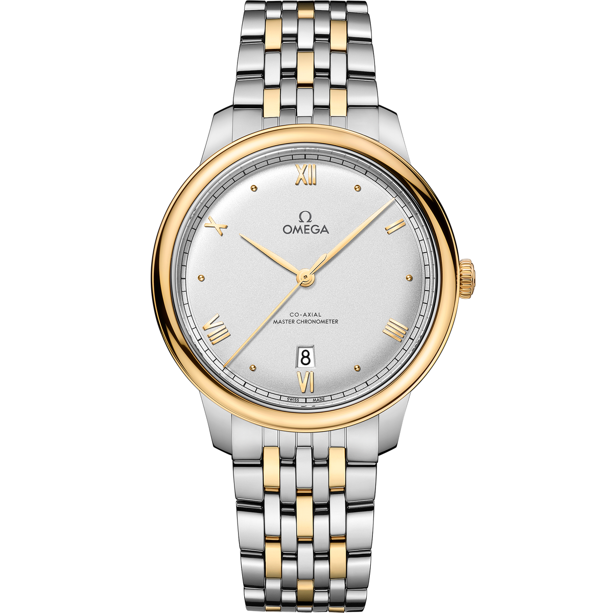 De Ville Prestige 40 mm, steel - yellow gold on steel - yellow gold - 43420402002002 - View 1