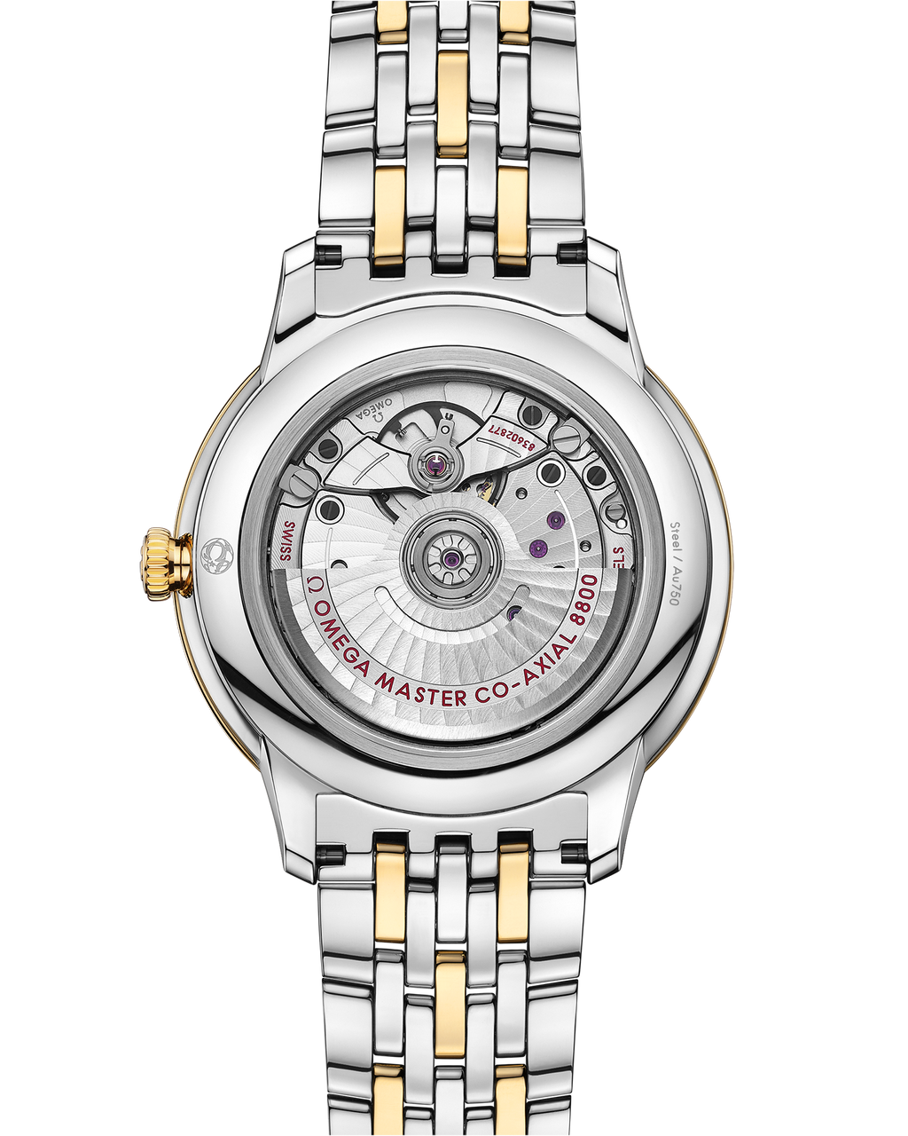 De Ville Prestige 40 mm, steel - yellow gold on steel - yellow gold - 43420402002002 - View 2
