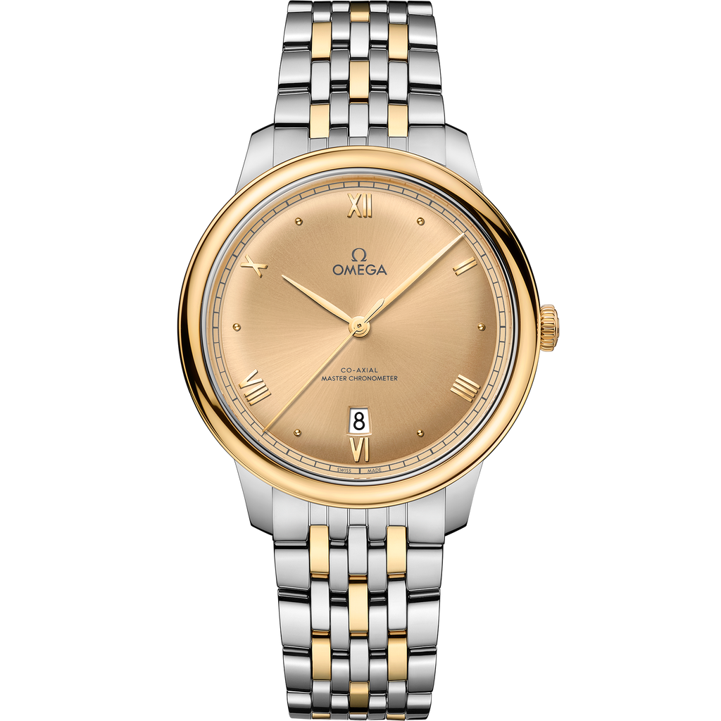 De Ville Prestige 40 mm, steel - yellow gold on yellow gold - 43420402008001 - View 1