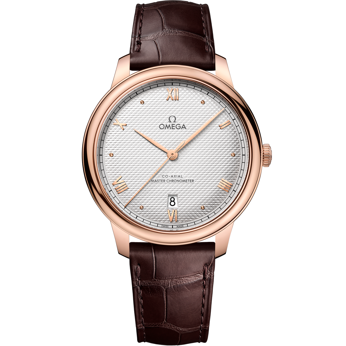 De Ville Prestige 40 mm, Sedna™ gold on leather strap - 43453402002001 - View 1