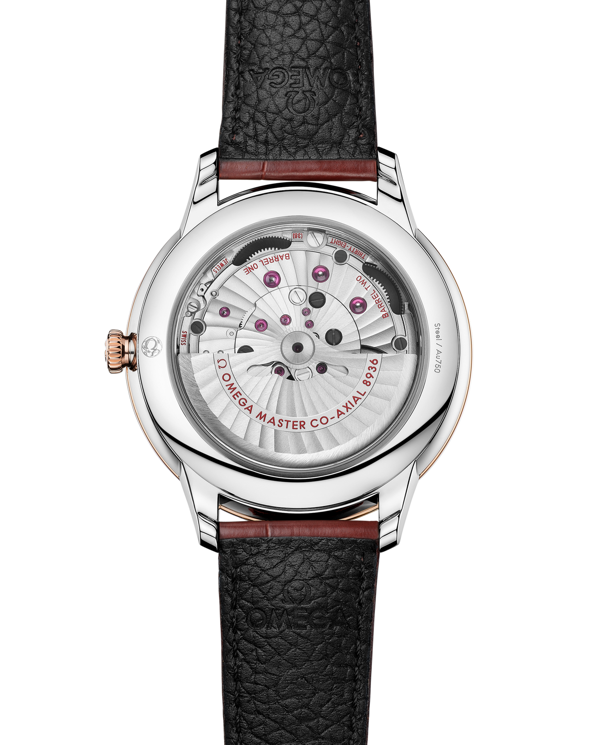 De Ville Prestige 42 mm, steel - Sedna™ gold on alligator - 43423422202001 - View 2