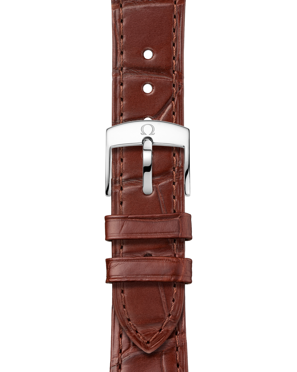 De Ville Prestige 41 mm, steel - yellow gold on leather strap - 43423412102001 - View 3