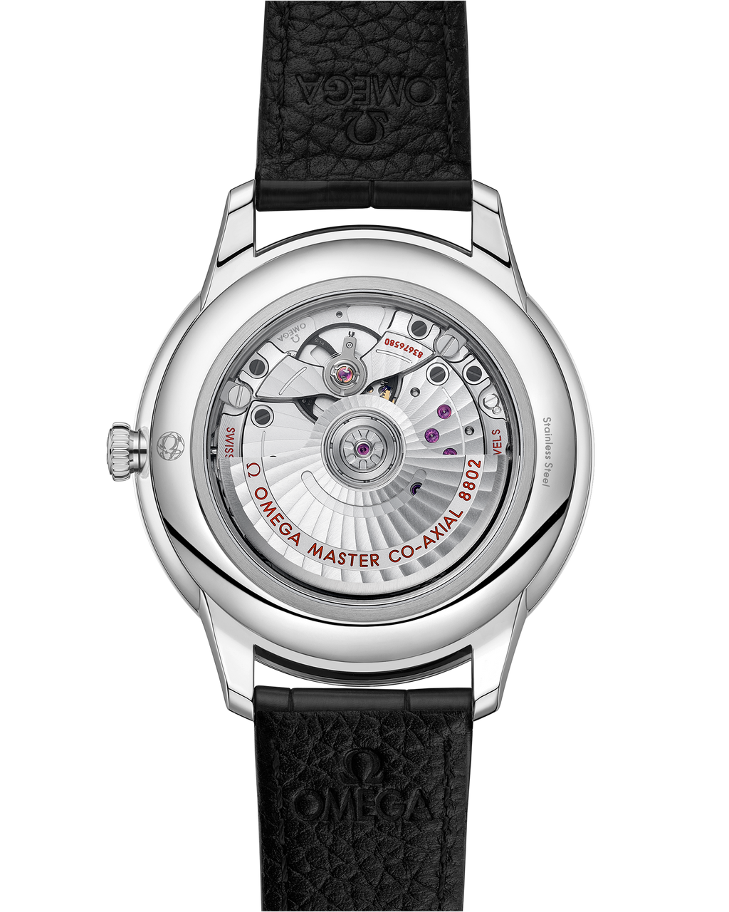 De Ville Prestige 41 mm, steel on leather strap - 43413412002001 - View 2