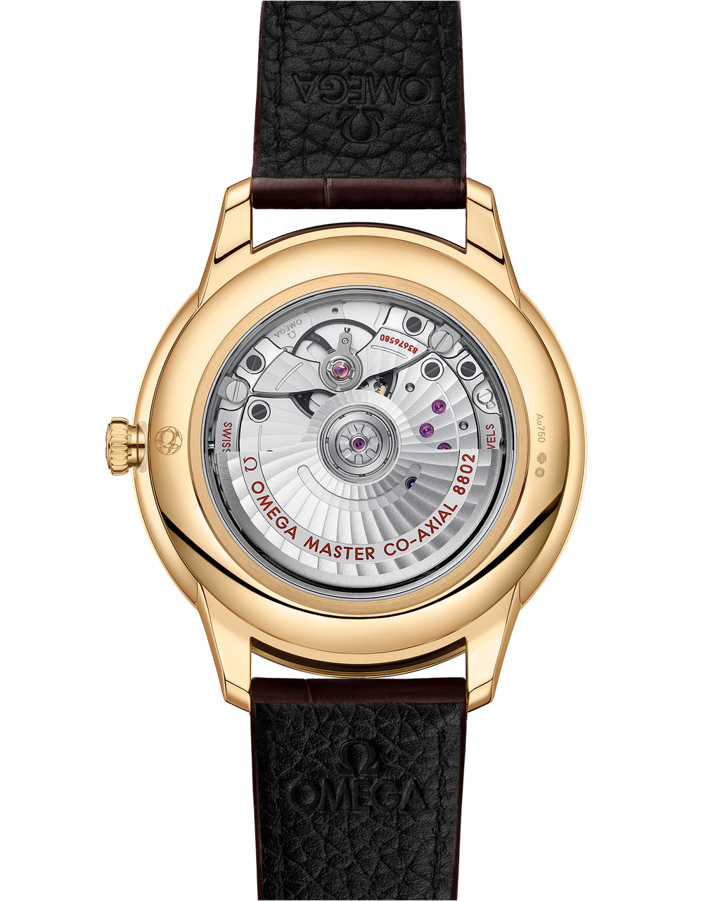 De Ville Prestige 41 mm, yellow gold on leather strap - 43453412002001 - View 2
