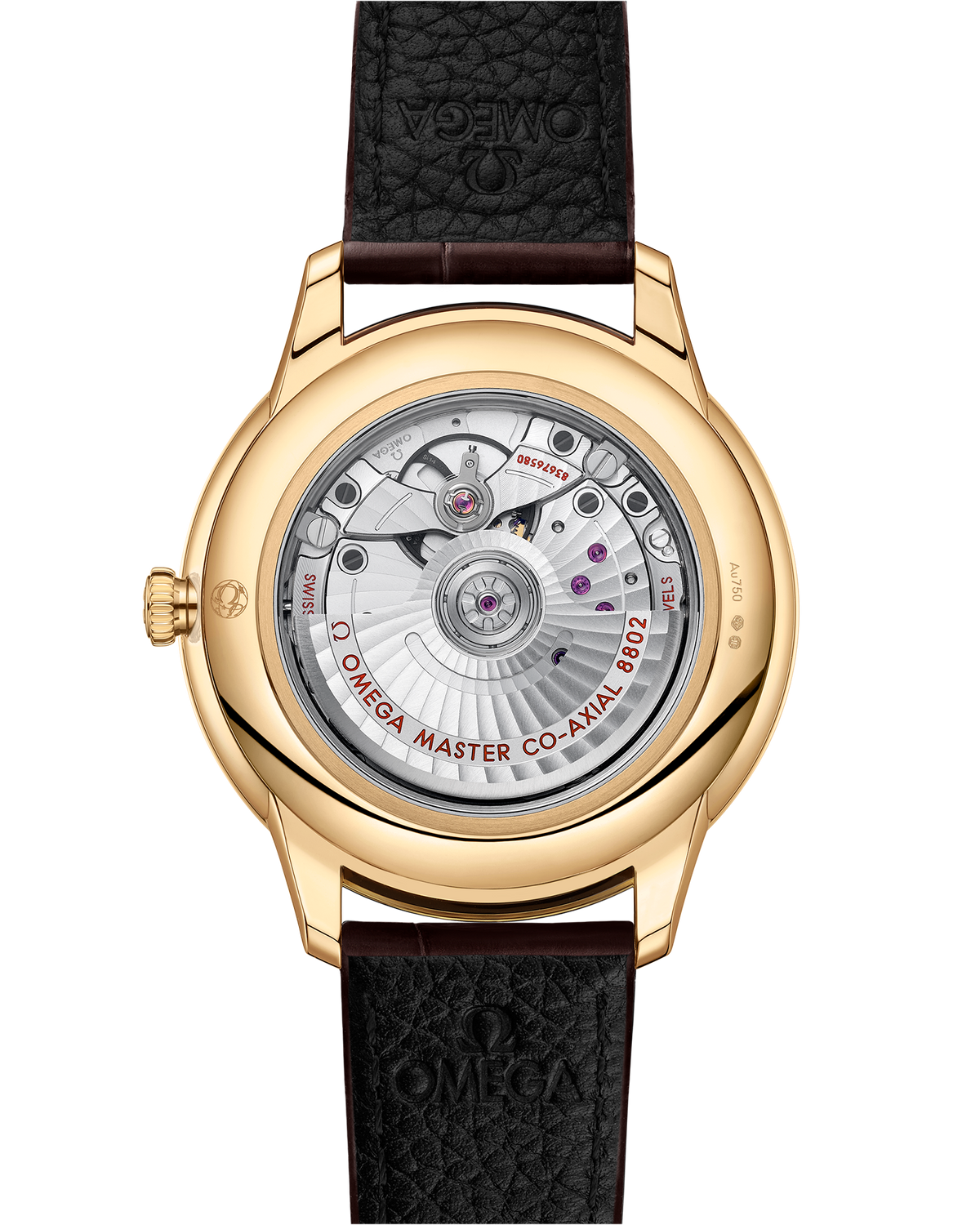 De Ville Prestige 41 mm, yellow gold on leather strap - 43453412002001 - View 2