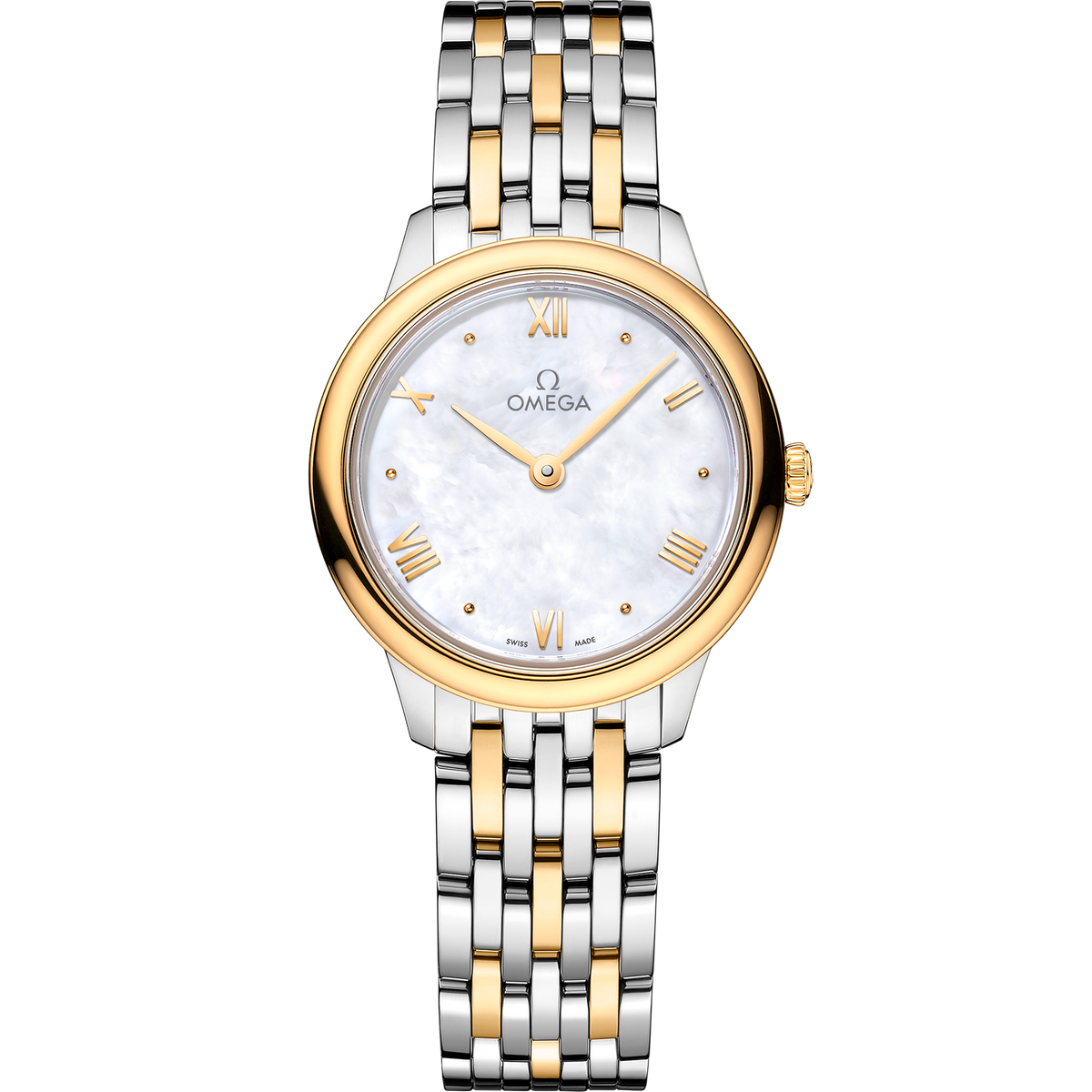 De Ville Prestige 27.5 mm, steel - yellow gold on steel - yellow gold - 43420286005001 - View 1