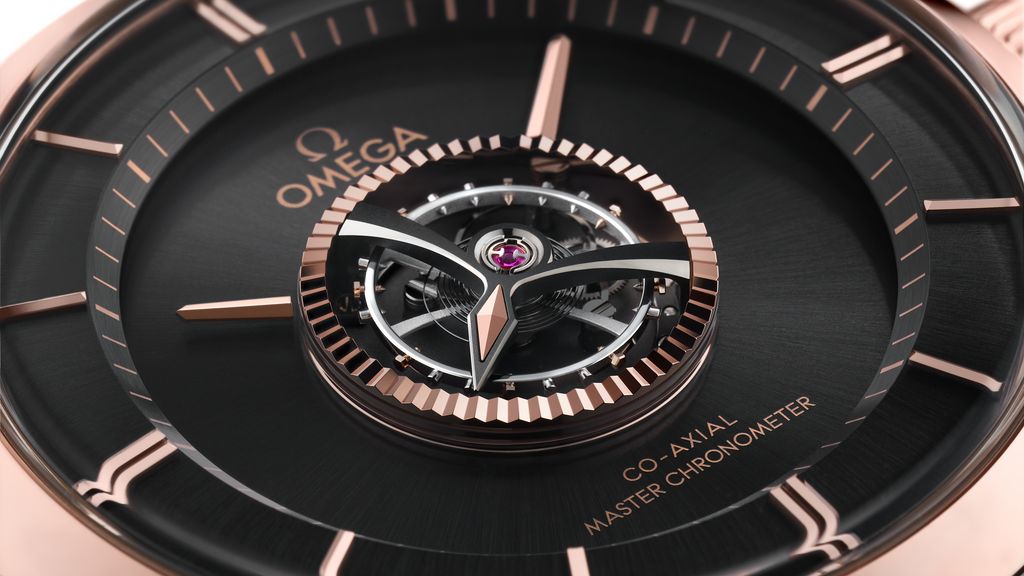 De Ville Tourbillon 43 mm, Sedna™ gold - Canopus Gold™ on leather strap - 52953432201001 - View 4