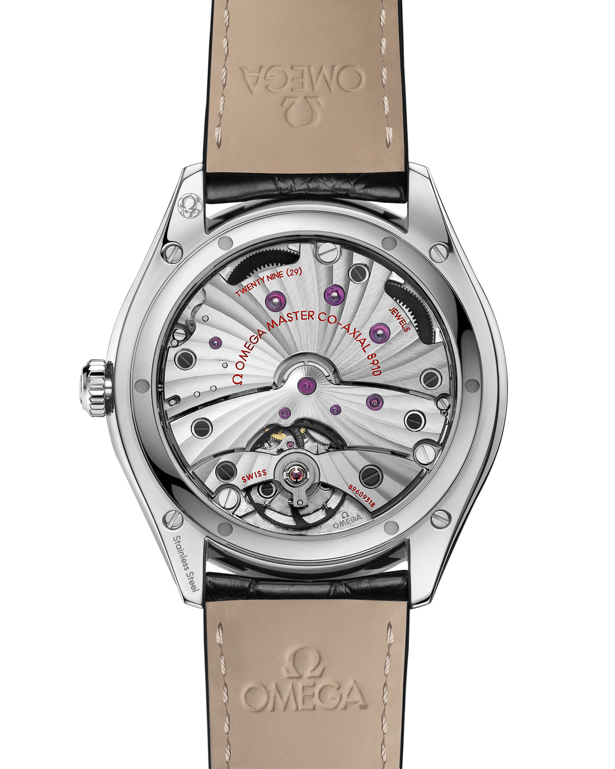 De Ville Trésor 40 mm, steel on leather strap - 43513402102001 - View 2