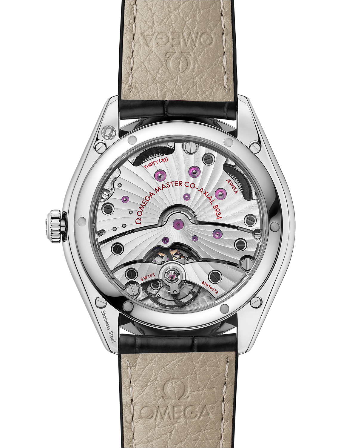 De Ville Trésor 40 mm, steel on leather strap - 43513402201001 - View 2