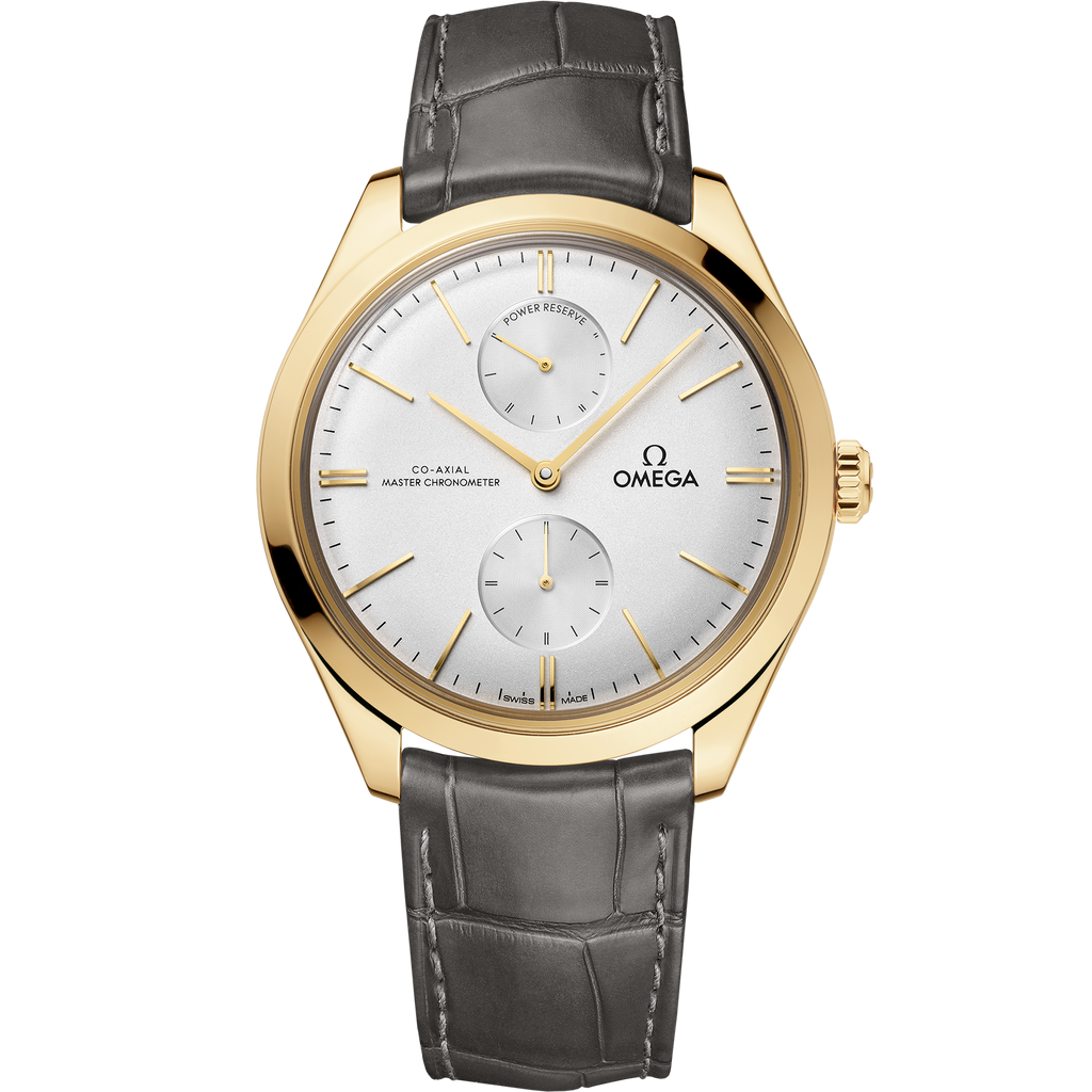 De Ville Trésor 40 mm, yellow gold on leather strap - 43553402202001 - View 1