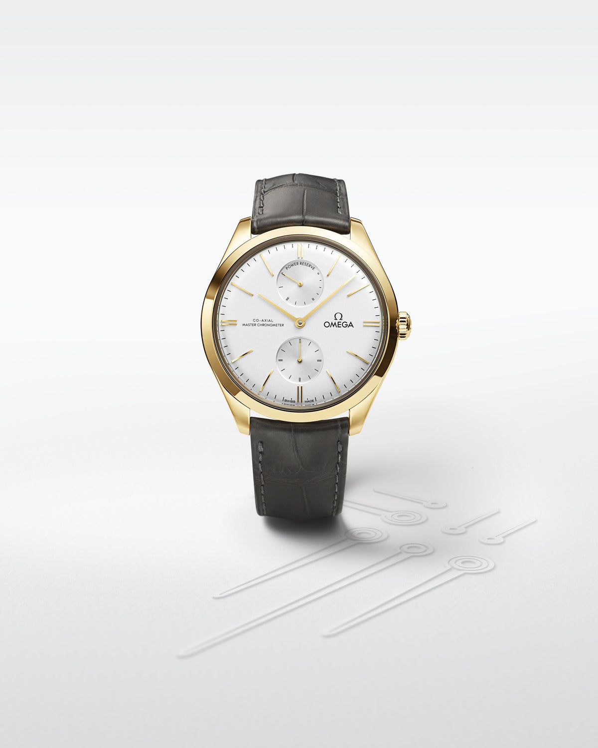 De Ville Trésor 40 mm, yellow gold on leather strap - 43553402202001 - View 7