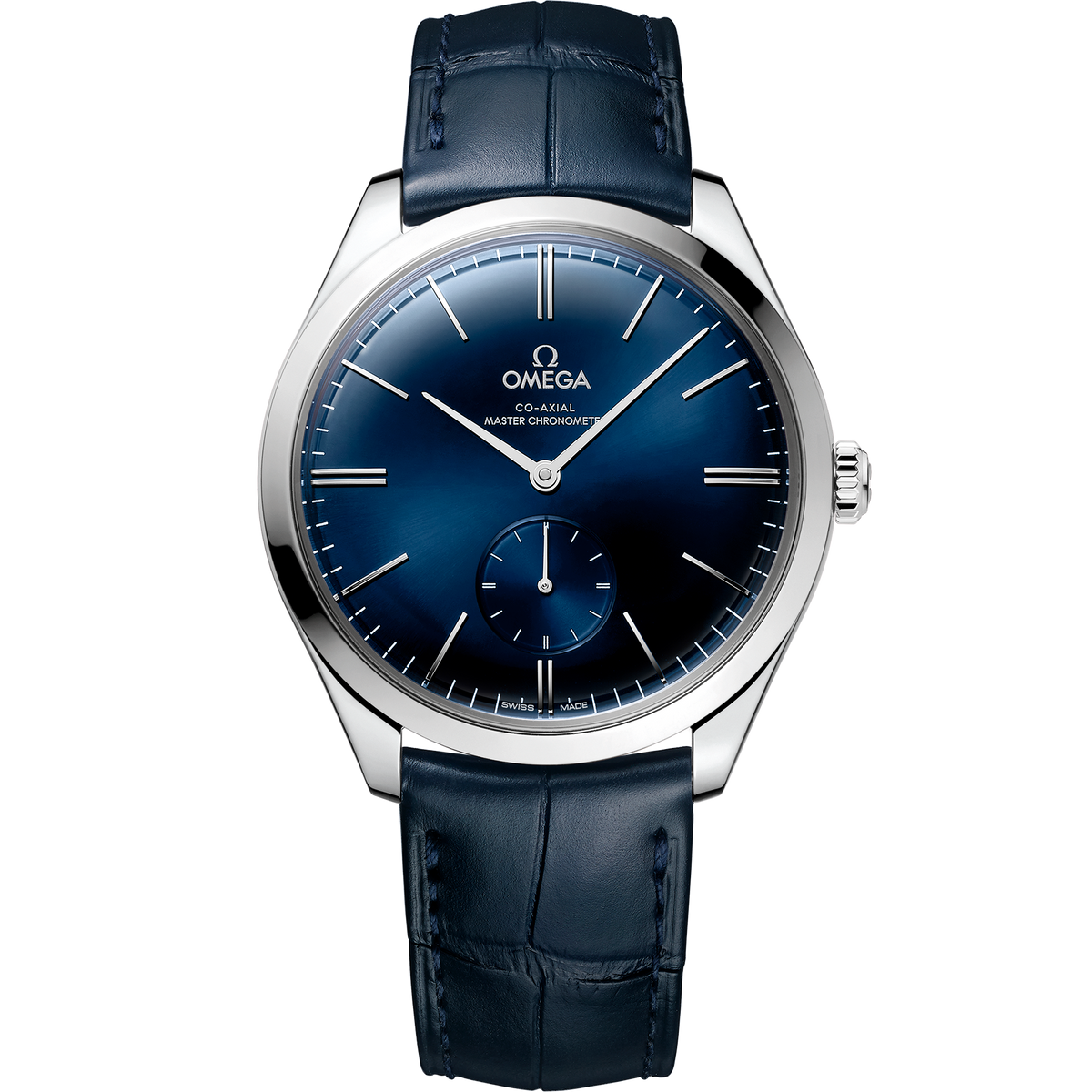 De Ville Trésor 40 mm, steel on leather strap - 43513402103002 - View 1