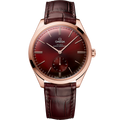 De Ville Trésor 40 mm, Sedna™ gold on leather strap - 43553402111002 - View 1