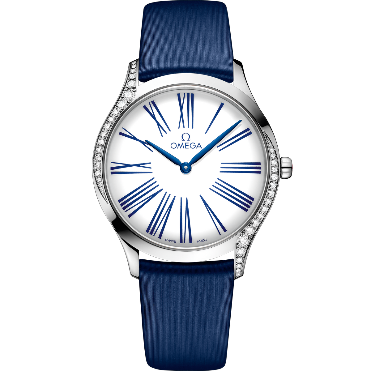 De Ville Trésor 36 mm, steel on fabric strap - 42817366004001 - View 1