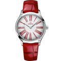 De Ville Trésor 36 mm, steel on leather strap - 42818366004002 - View 1