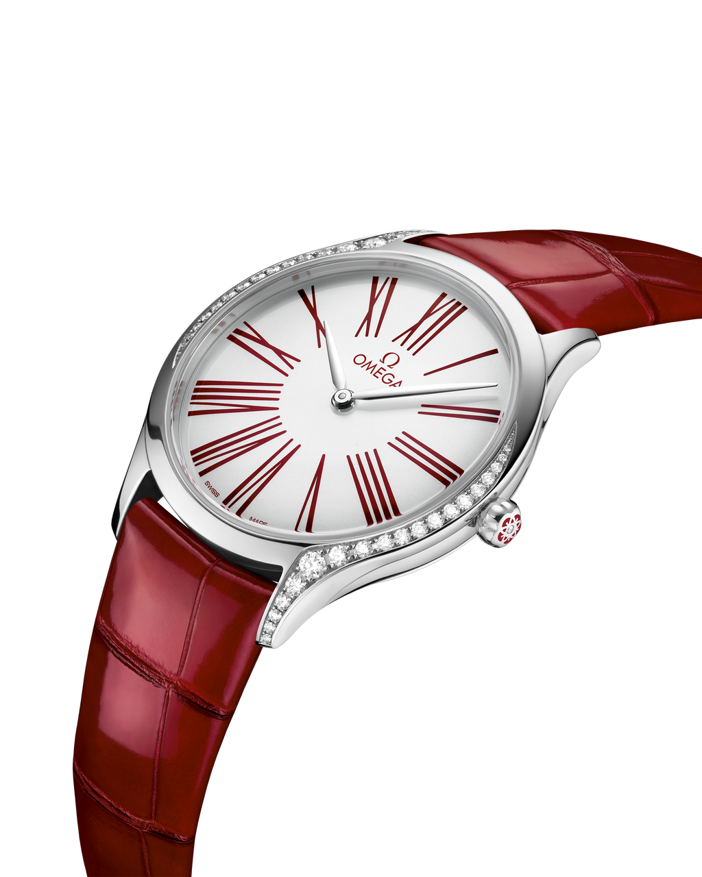 De Ville Trésor 36 mm, steel on leather strap - 42818366004002 - View 3