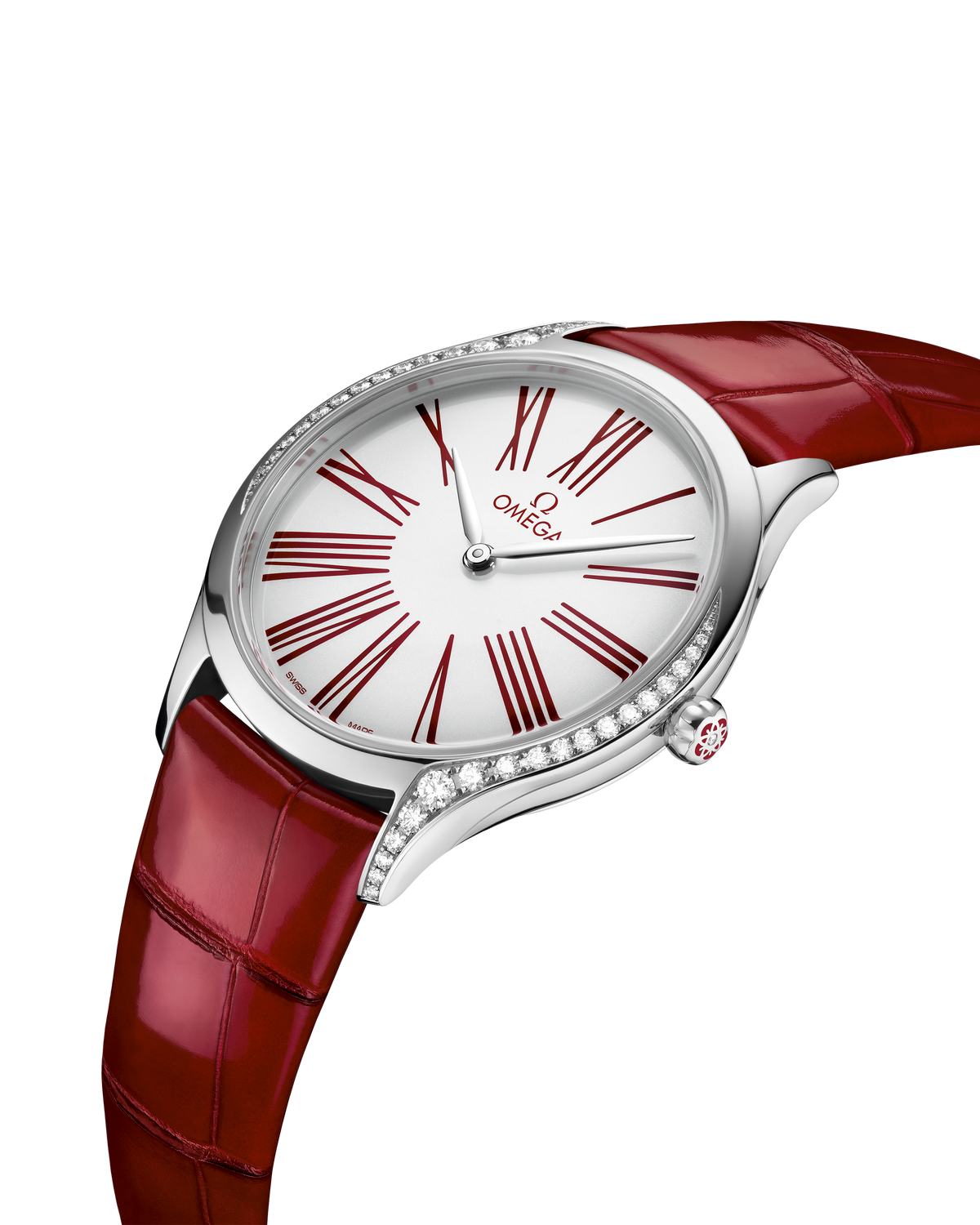 De Ville Trésor 36 mm, steel on leather strap - 42818366004002 - View 3