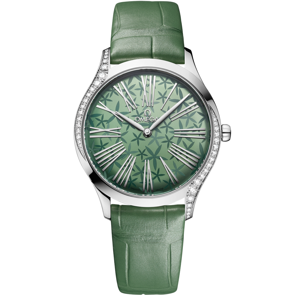 De Ville Trésor 36 mm, steel on alligator - 42818366010002 - View 1
