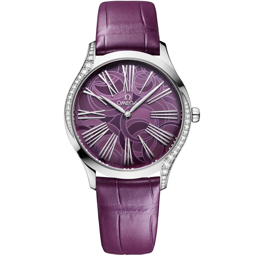 De Ville Trésor 36 mm, steel on alligator - 42818366010003 - View 1