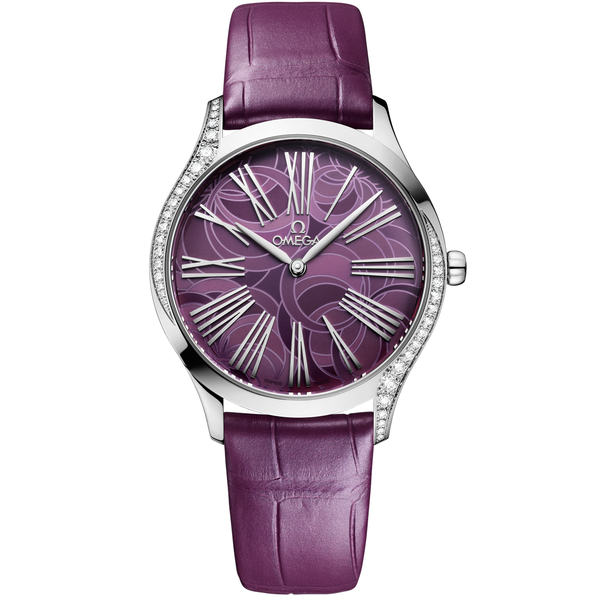 De Ville Trésor 36 mm, steel on alligator - 42818366010003 - View 1