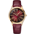 De Ville Trésor 36 mm, Moonshine™ gold on leather strap - 42858366011001 - View 1