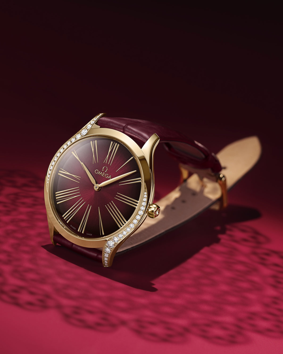 De Ville Trésor 36 mm, Moonshine™ gold on leather strap - 42858366011001 - View 3