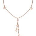 OMEGA Dewdrop Necklace, 18k red gold, diamonds - N79BGA0200305 - View 1