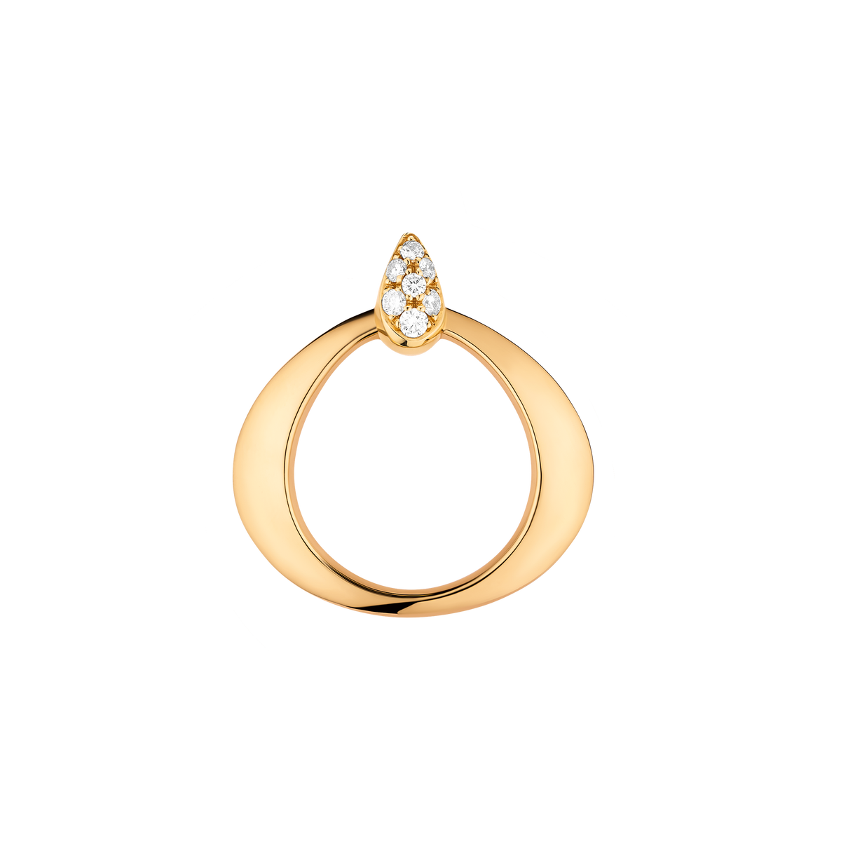 OMEGA Dewdrop Pendant, 18k yellow gold, diamonds - P90BBA0200305 - View 1