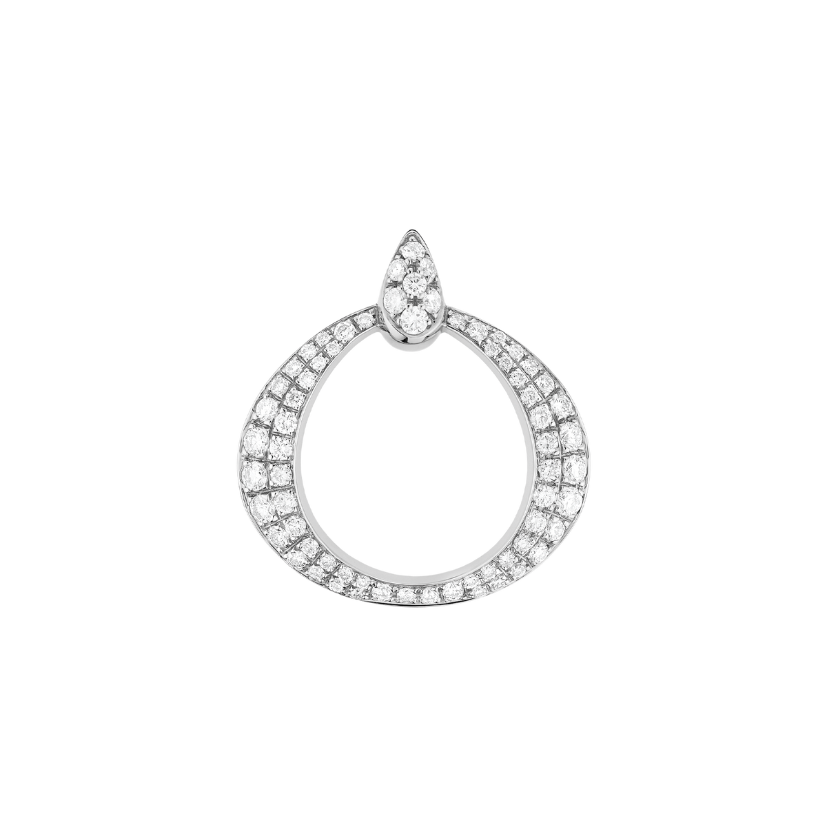 OMEGA Dewdrop Pendant, 18k white gold, diamonds - P90BCA0200405 - View 1