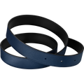 Fine Leather Belt, black / blue - 7070910002 - View 1