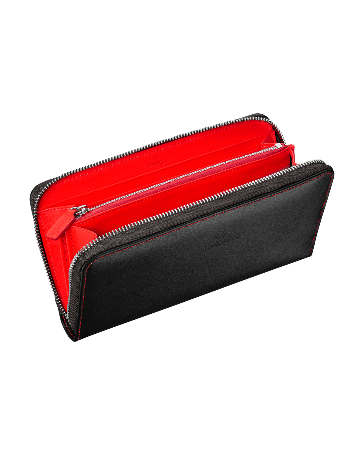 Fine Leather Wallet, black / red - 7070210004 - View 2