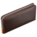 Fine Leather Wallet, brown / orange - 7070220004 - View 1