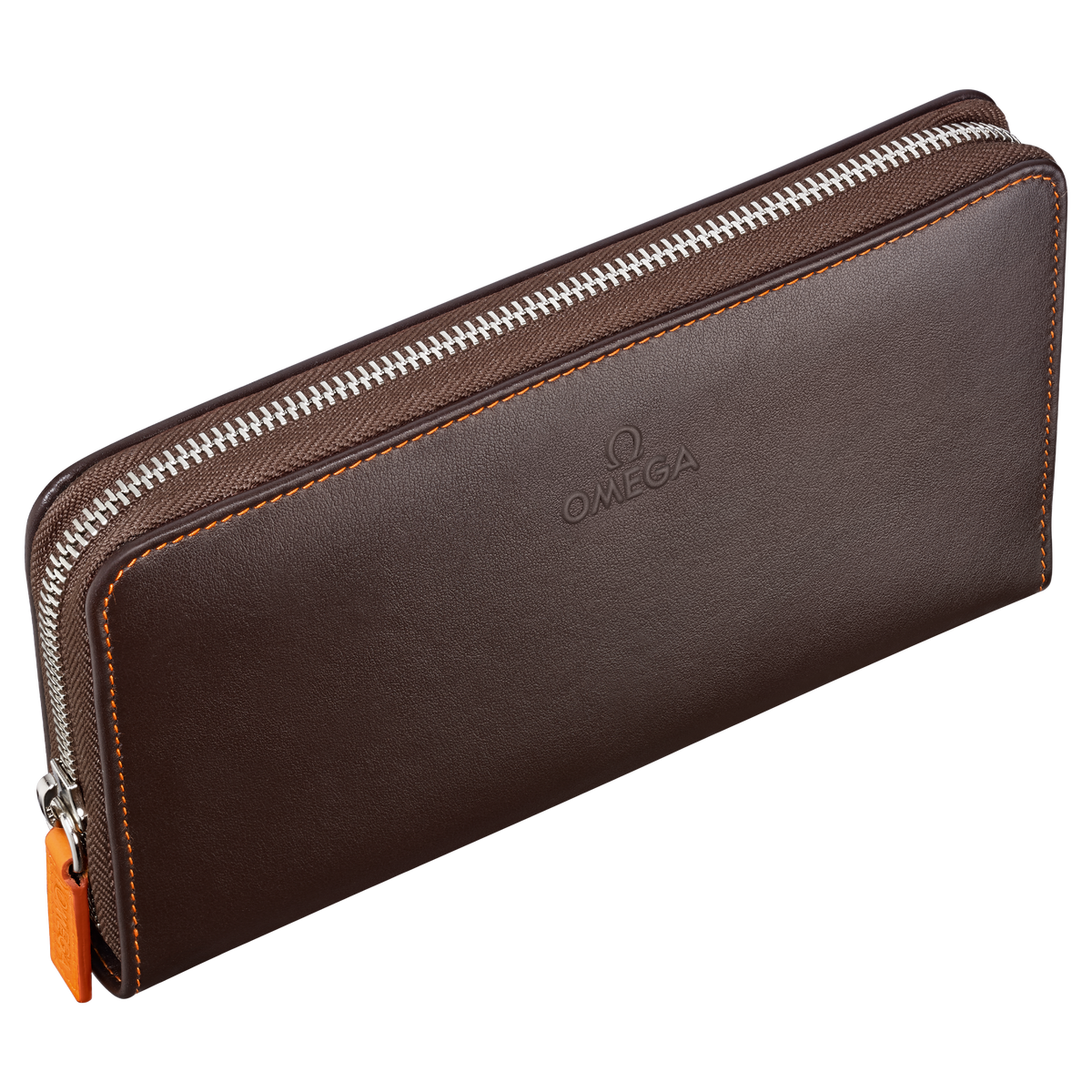 Fine Leather Wallet, brown / orange - 7070220004 - View 1