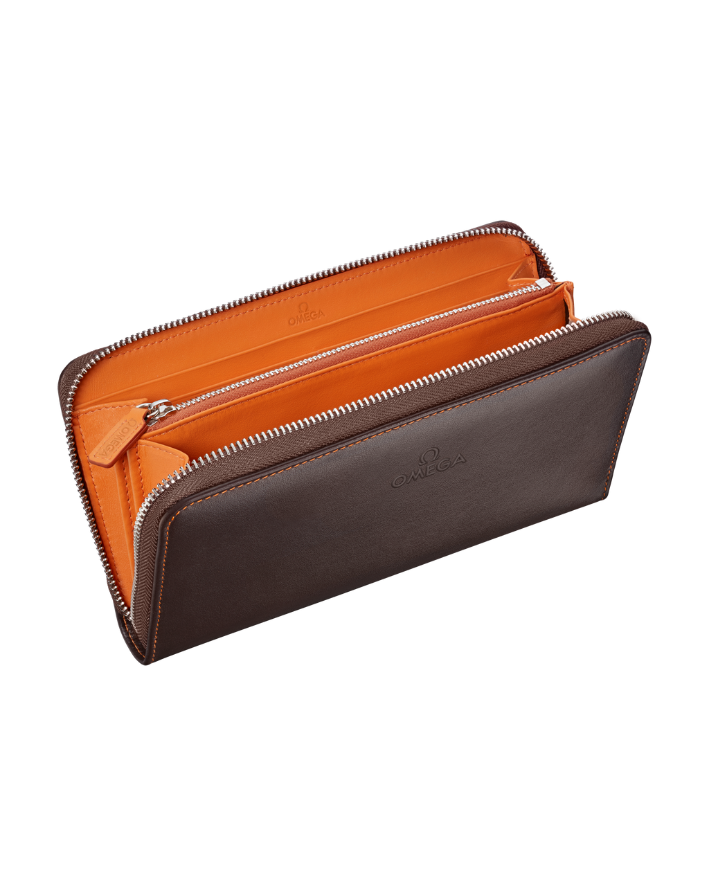 Fine Leather Wallet, brown / orange - 7070220004 - View 2