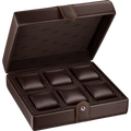 Fine Leather Watch box, brown - 7070320012 - View 1