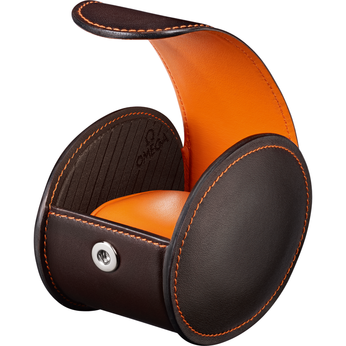 Fine Leather Watch box, brown / orange - 7070320015 - View 1