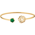 OMEGA OMEGA Flower Bracelet, 18k yellow gold, malachite, mother-of-pearl — B603BB070010X