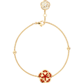 OMEGA Flower Bracelet, 18k yellow gold, carnelian, mother-of-pearl - B603BB0700305 - View 1