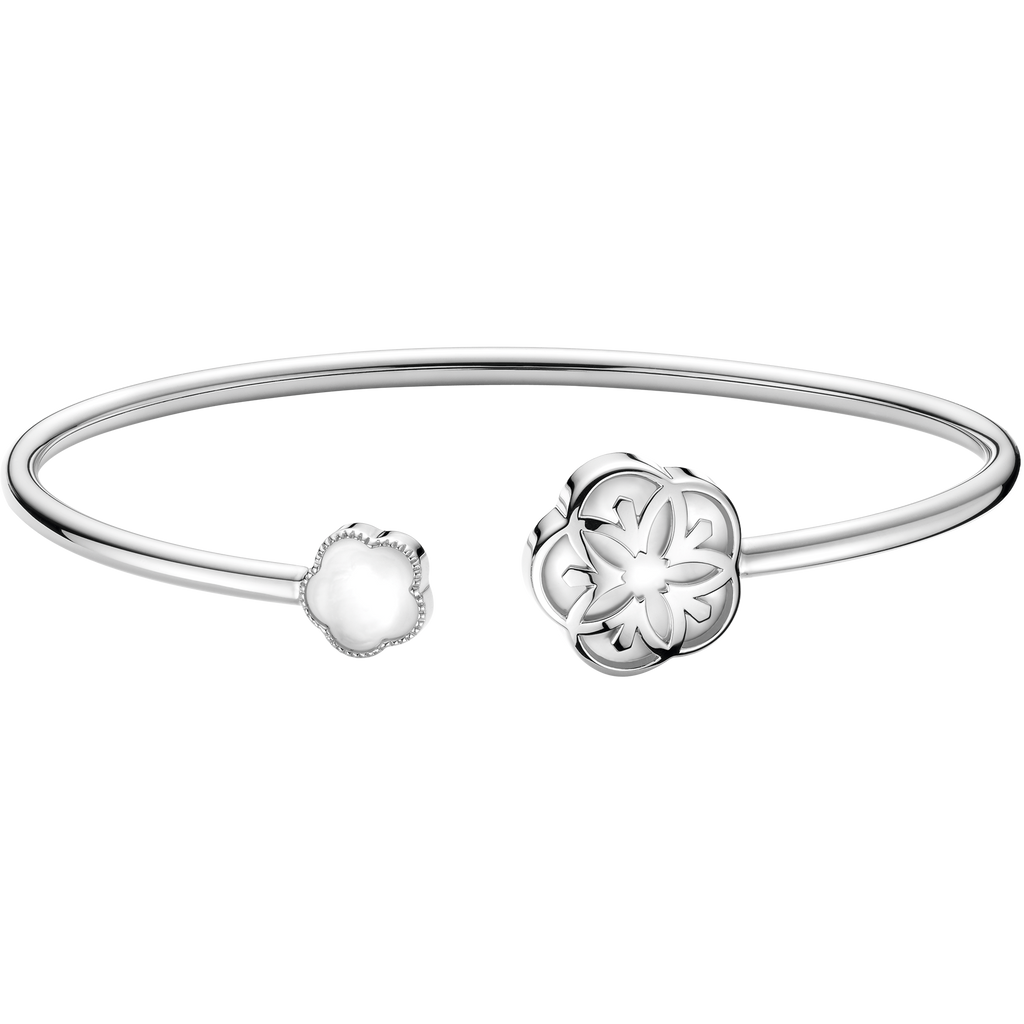 OMEGA OMEGA Flower Bracelet, 18k white gold, mother-of-pearl — B603BC07001XX